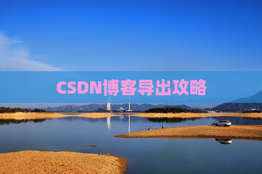 CSDN博客导出攻略